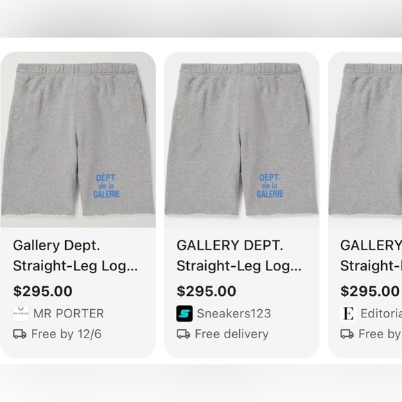 GALLERY DEPT
Straight-Leg Logo-Print Frayed Cotton-Jersey
Drawstring Shorts
$295 - Picture 14 of 14